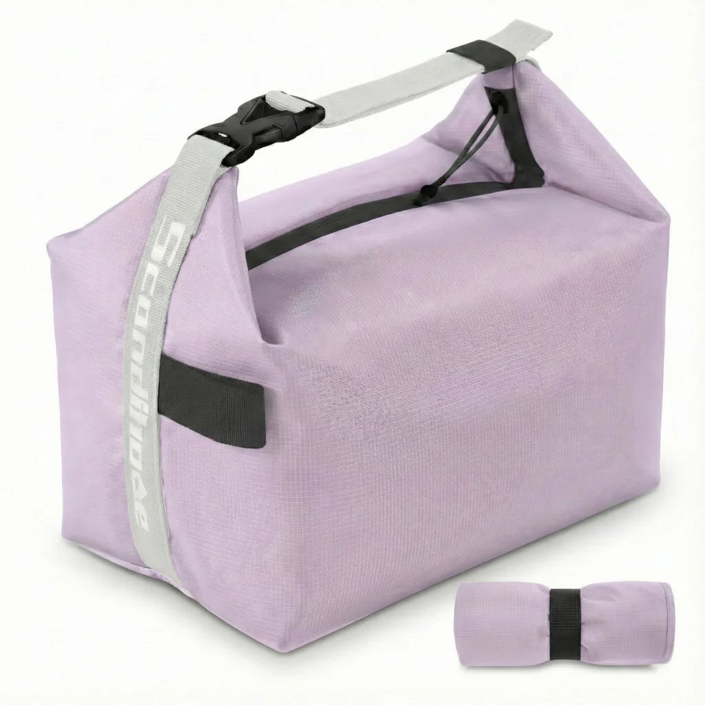 Grand sac à déjeuner porté main idéal pour transporter lunch box complète et snacks au quotidien