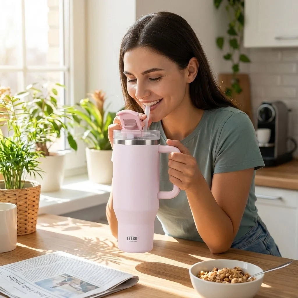 Gobelet isotherme TYESO pour boissons chaudes et froides jusqu’à 12 heures