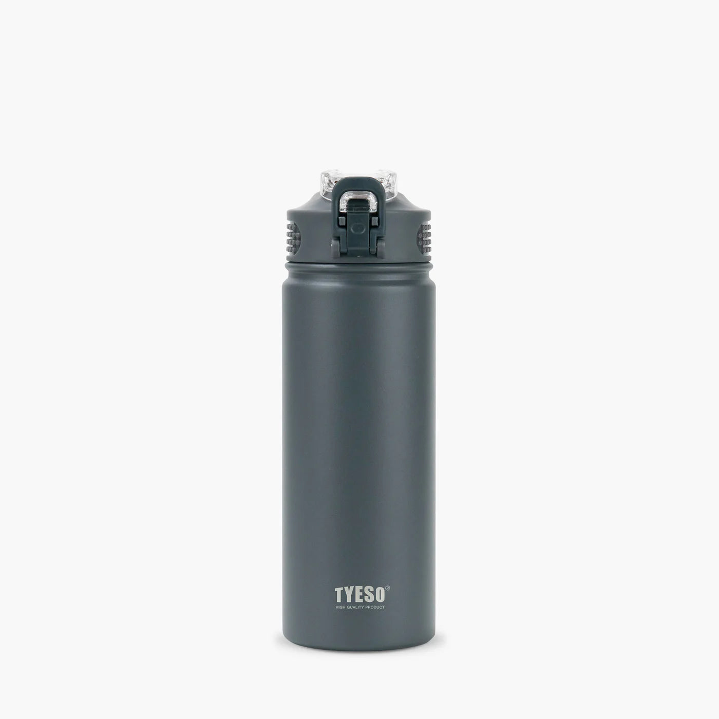 Gourde isotherme avec paille réutilisable, en acier inoxydable 304, capacité 600ml ou 750ml, garde les boissons chaudes ou froides jusqu'à 12h gris
