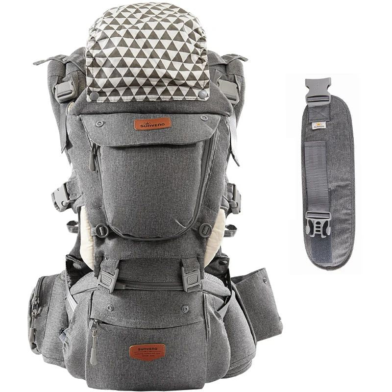 Zone réfléchissante du porte-bébé pour plus de sécurité la nuit