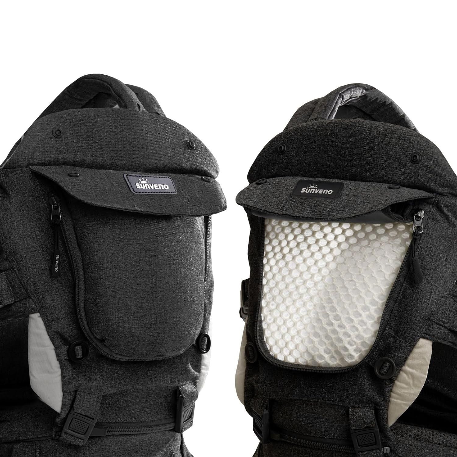 Papa portant son enfant avec le porte-bébé multifonction Ergobloom