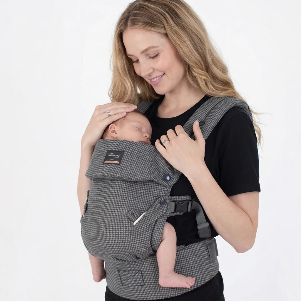 Porte-Bébé Ergonomique HarmonyBaby – Gris | De la naissance à 36 mois