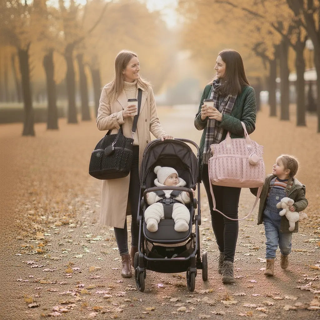 Il dispose de poches doublées en PEVA, un matériau hygiénique, imperméable et très pratique pour transporter les repas ou les boissons de bébé en toute sécurité. Une compartimentation étanche est également prévue pour séparer les affaires propres des vêtements mouillés ou des couches utilisées.