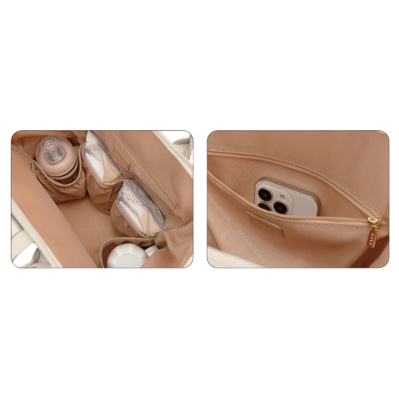 Compartiment imperméable pour linge humide dans le sac Nyla