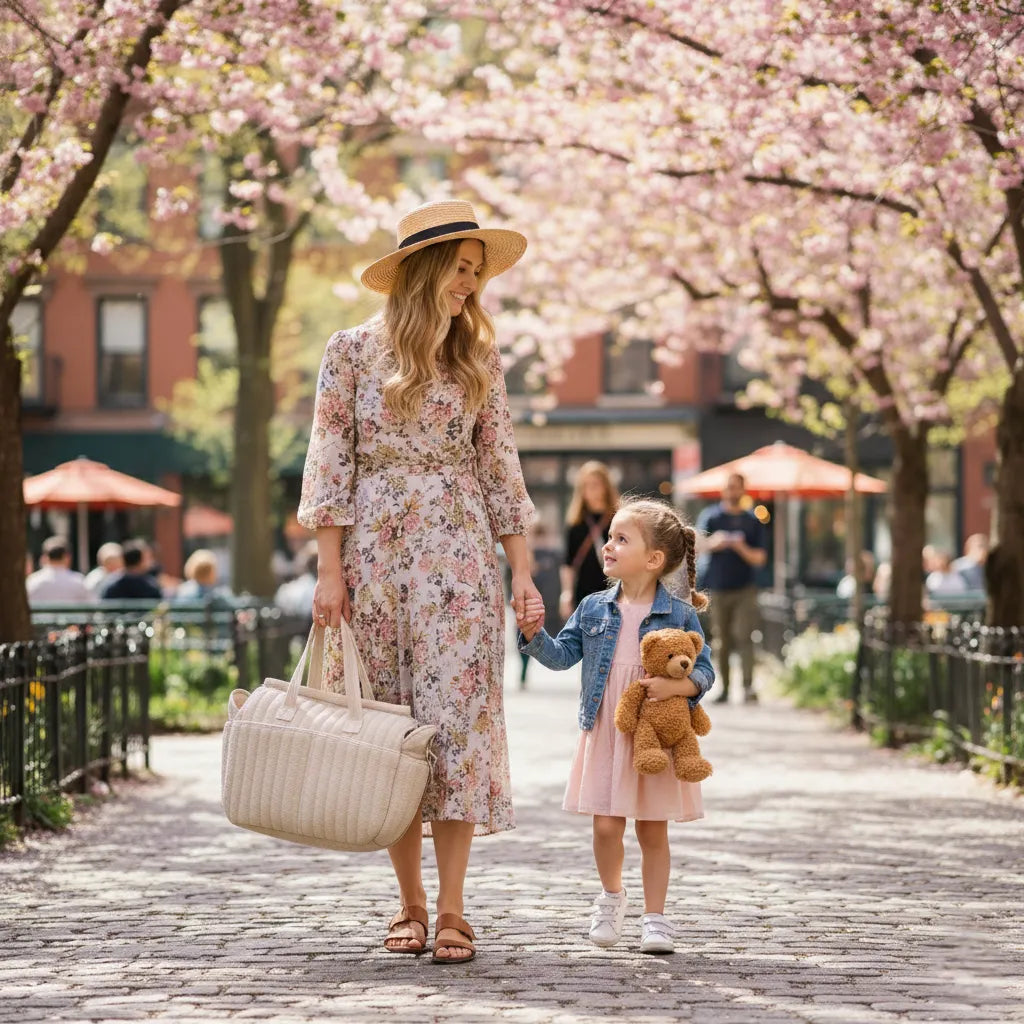Sac à langer pour parents organisé et pratique