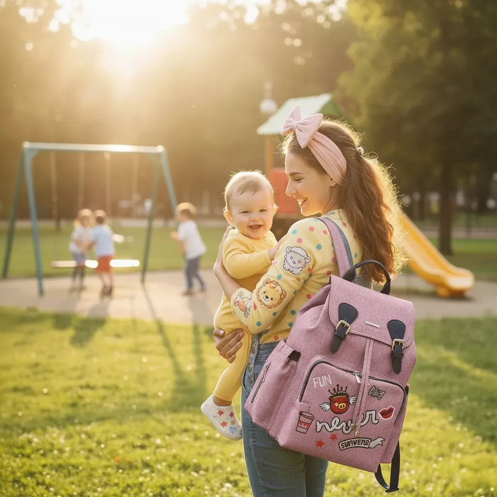 Découvrez le EverGo, un sac à langer en canvas qui allie robustesse et élégance pour accompagner toutes vos aventures avec bébé