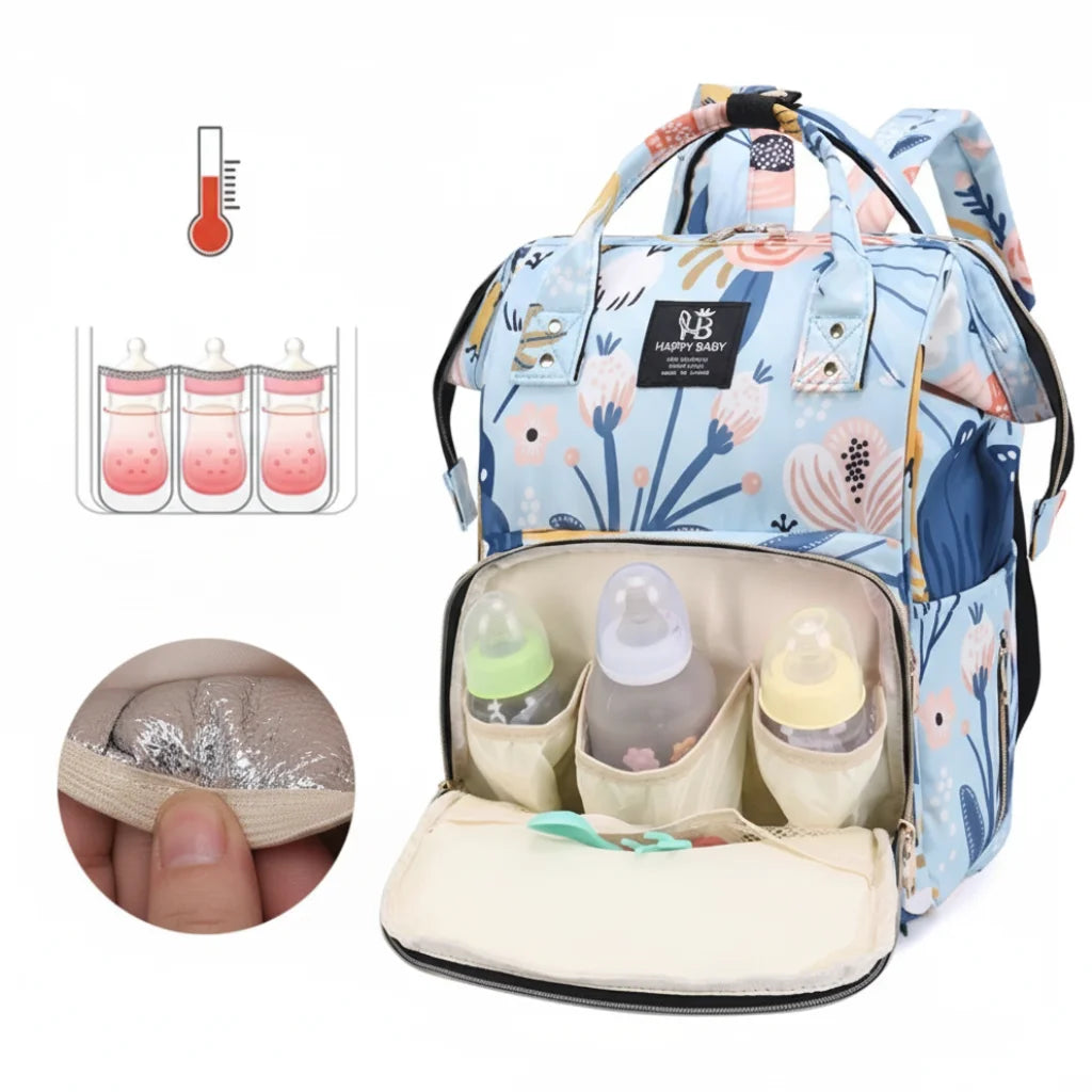 Sac à langer CozyTote fonctionnel et chic, rangement pour biberons, couches et accessoires bébé