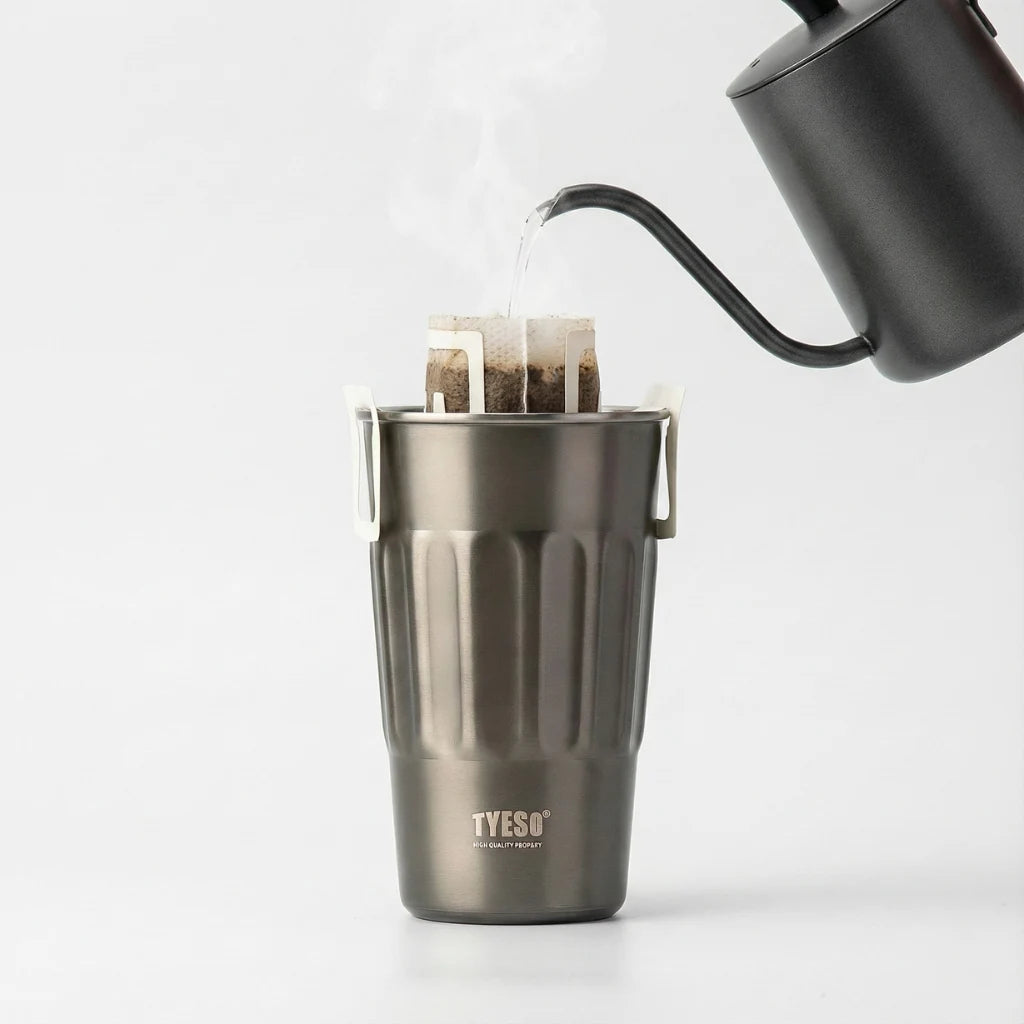 Mug isotherme nomade 500ml acier inoxydable 304 anti-fuite pour café et thé