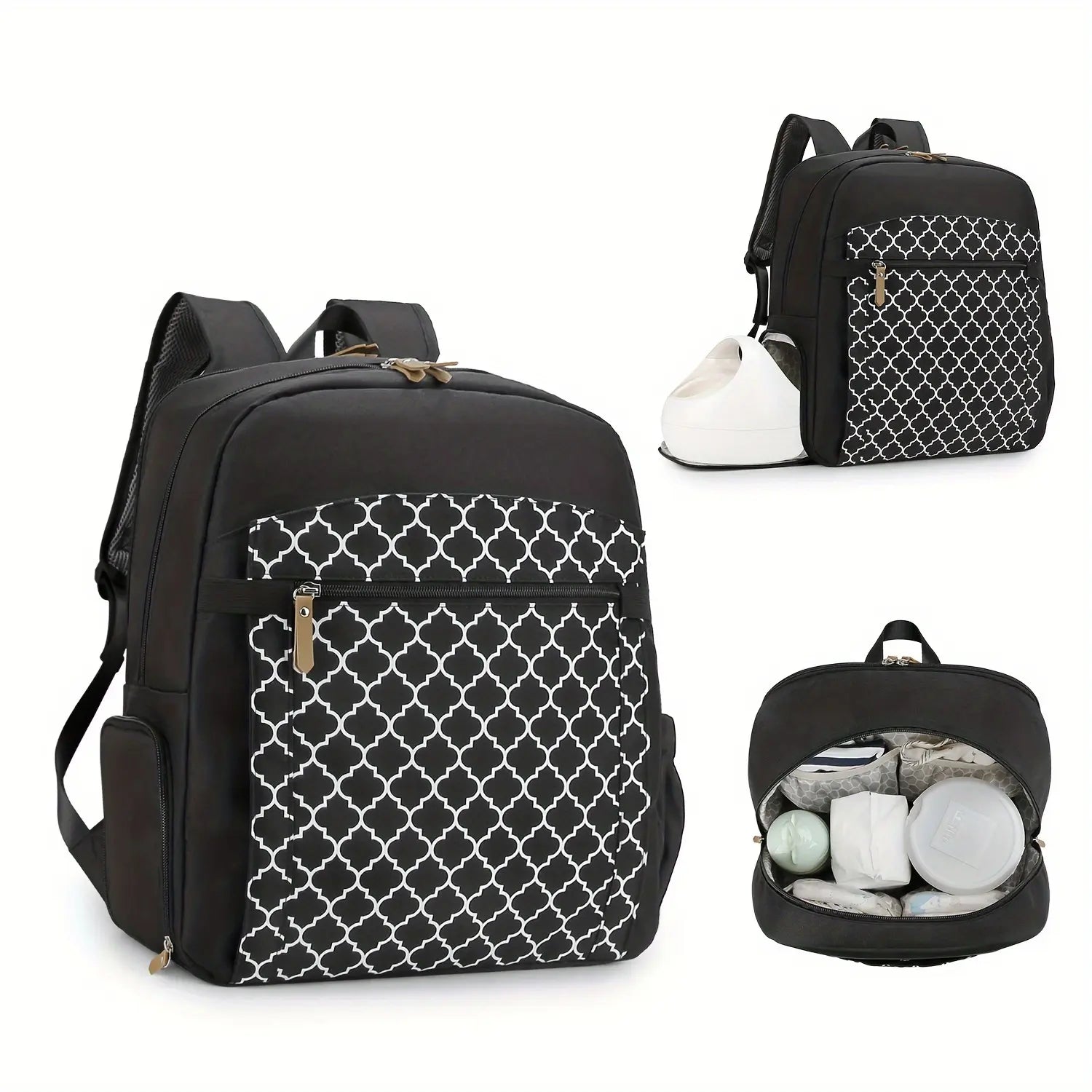 sac à langer avec crochet inclus pour suspension pratique
