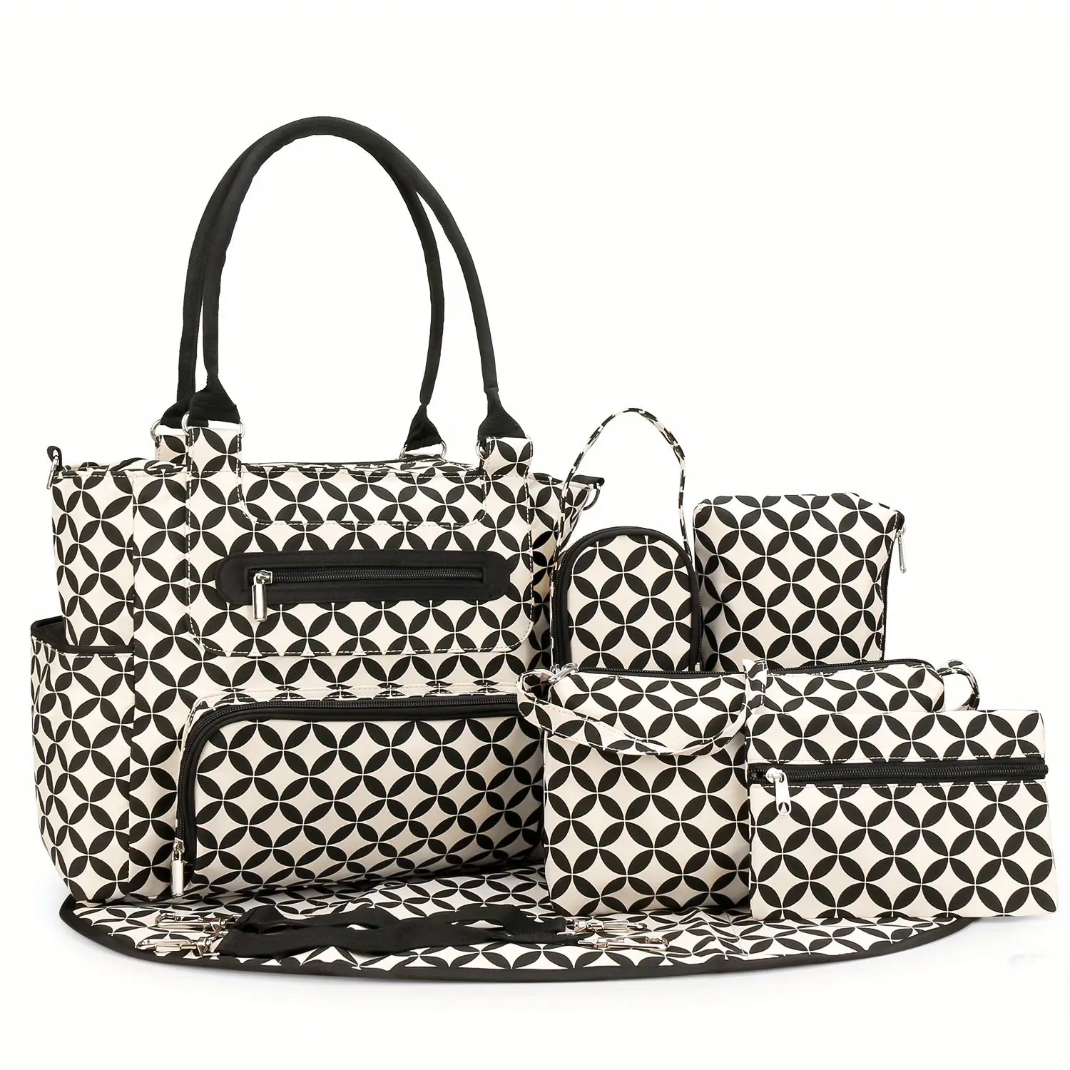 Sac à langer en polyester facile à nettoyer avec chiffon humide

