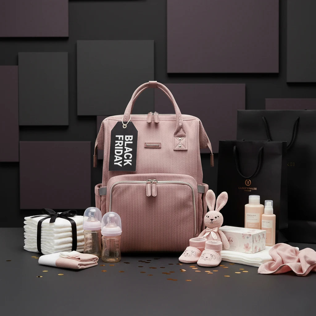 sac à langer en velours - Offre Black Friday