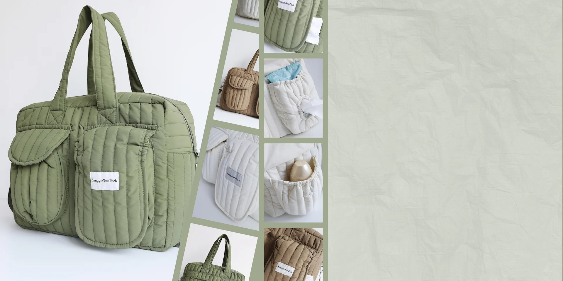 ac à langer GoBaby matelassé, pratique et confortable pour transporter les affaires de bébé