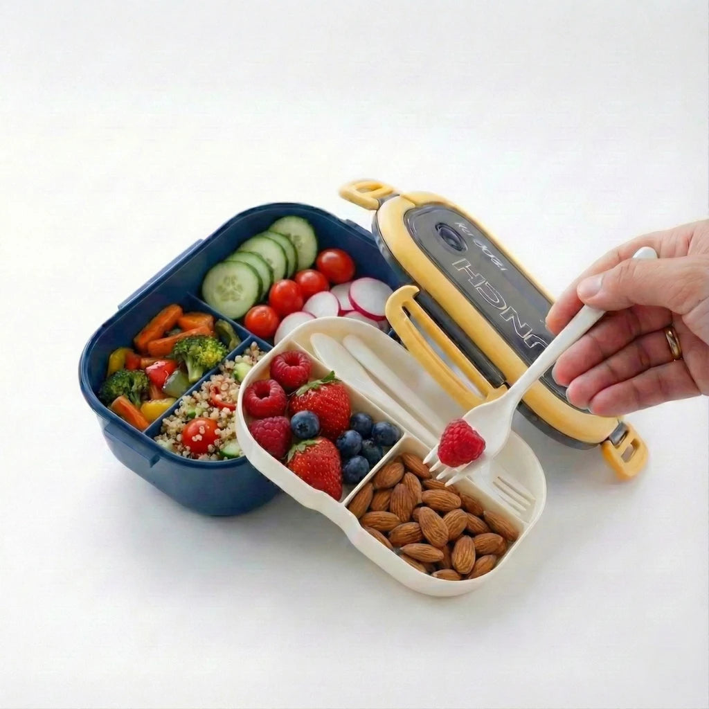 boîte repas Snack&Go légère et pratique pour bureau et sorties
