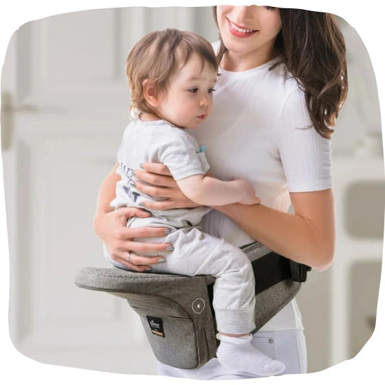 Ceinture porte-bébé BabyLoop compacte en polyester avec cadre rigide pliable, réglable, légère et sécurisée, adaptée de la naissance à 36 mois, idéale pour parents nomades.








