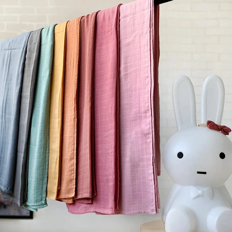 Lange bébé en coton et bambou ultra doux Goodn'Lange, idéal pour emmailloter ou câliner bébé avec confort
