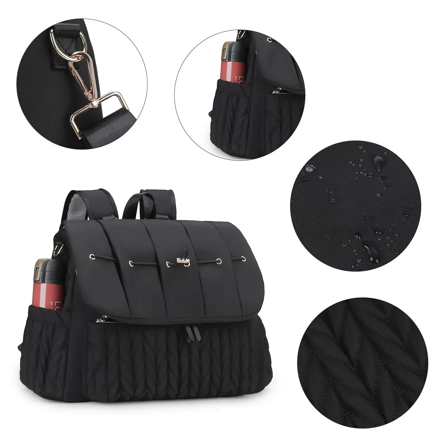 Sac à langer spacieux et bien organisé

