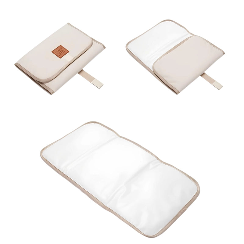 Tapis à langer pliable et facile à nettoyer pour sorties avec bébé

