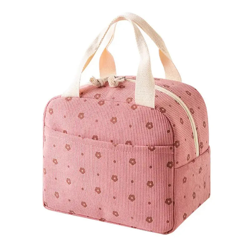 Lunch bag isotherme élégant avec fermeture sécurisée pour repas frais

