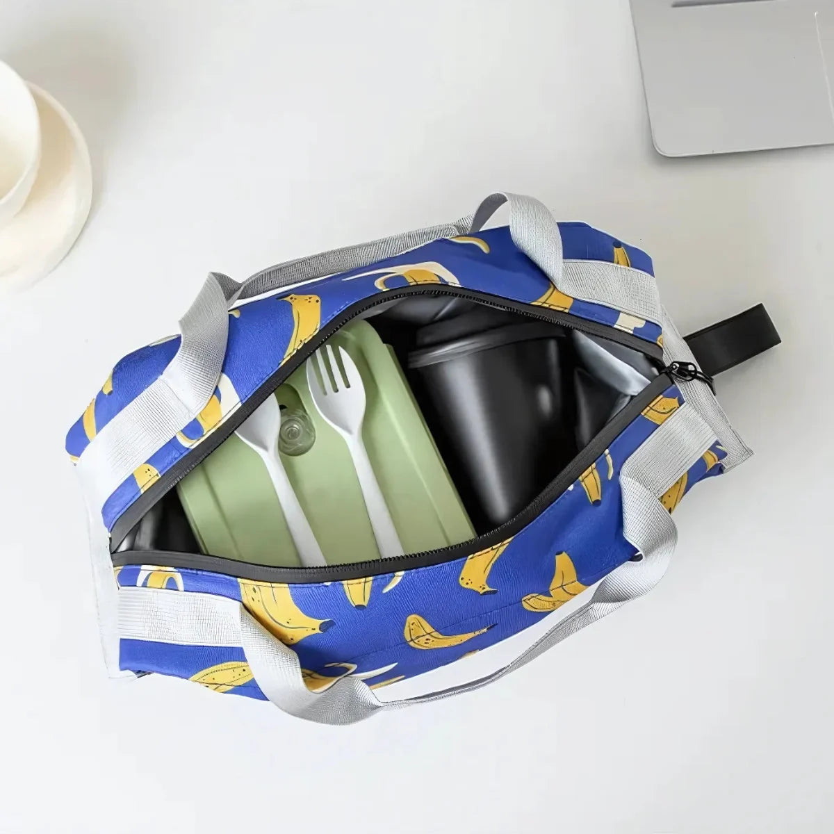 sac repas Fresh Box avec motif de fruits

