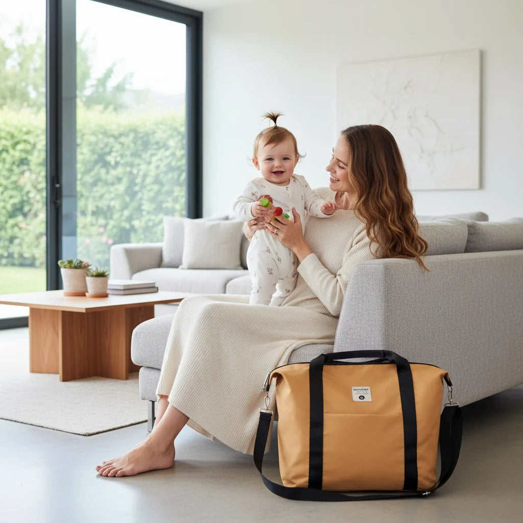 Sac Milo vu de côté, format compact et élégant
