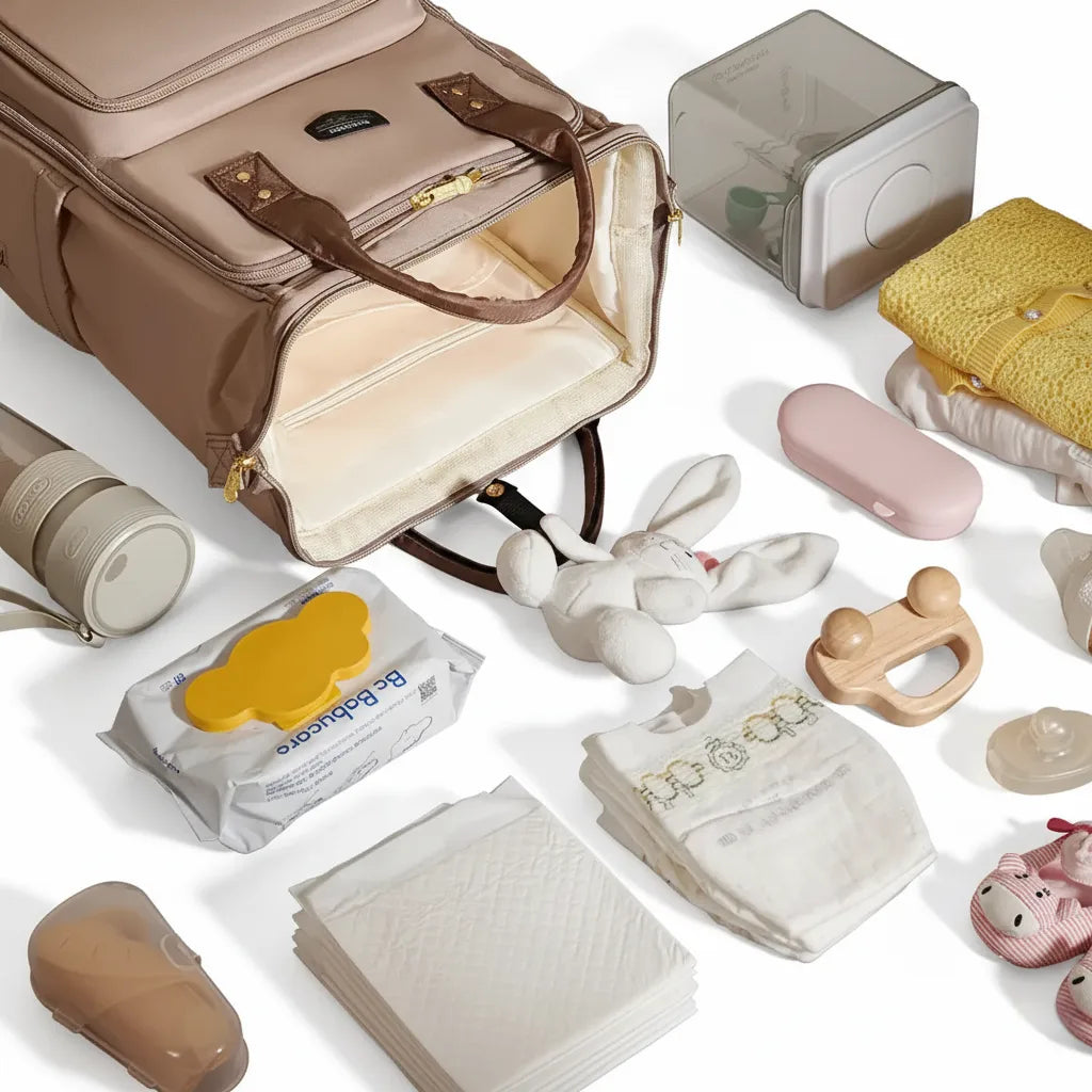 Sac à langer Moka – organisation pratique et design élégant pour parents actifs
