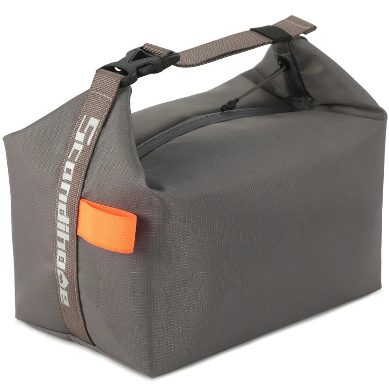 Vue du lunch bag NomadBox en position dépliée, format 25x16 cm

