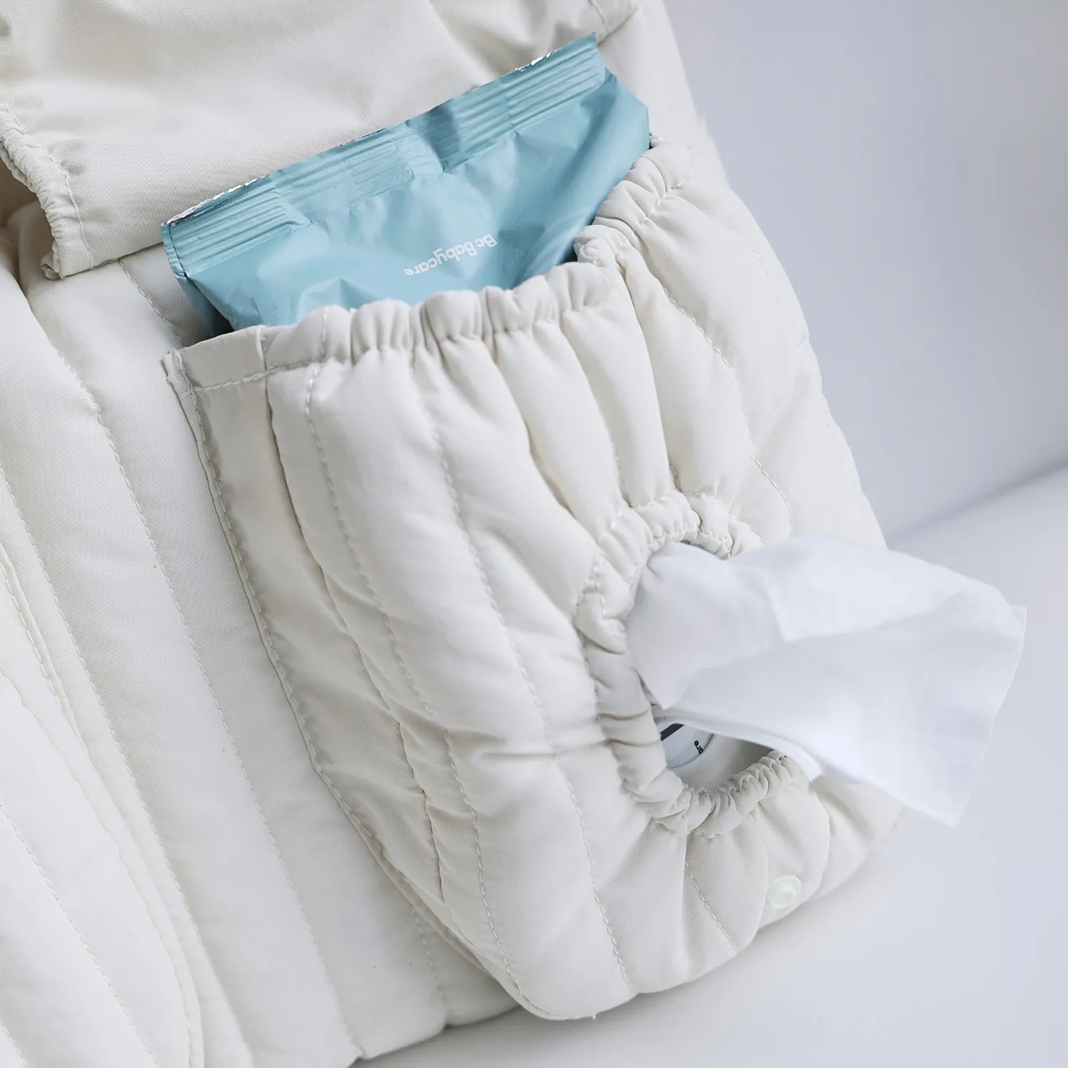 Sac à langer bébé GoBaby café latte – fonctionnel et cosy, idéal pour sorties en famille