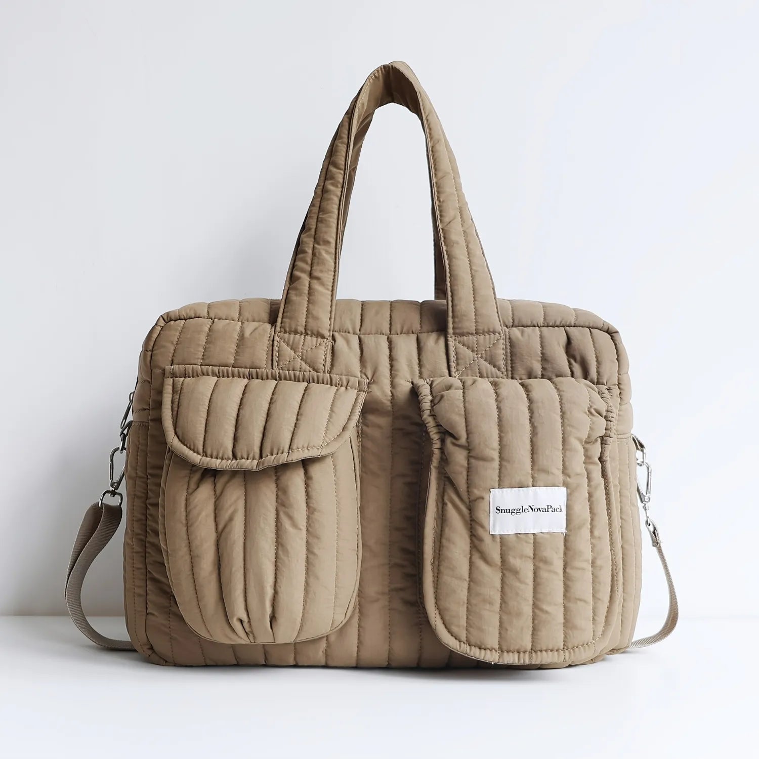 GoBaby sac à langer bébé matelassé en polyester – design cosy et moderne