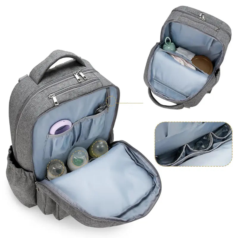 Sac à langer Évasion posé en balade, parfait pour les sorties et voyages avec bébé

