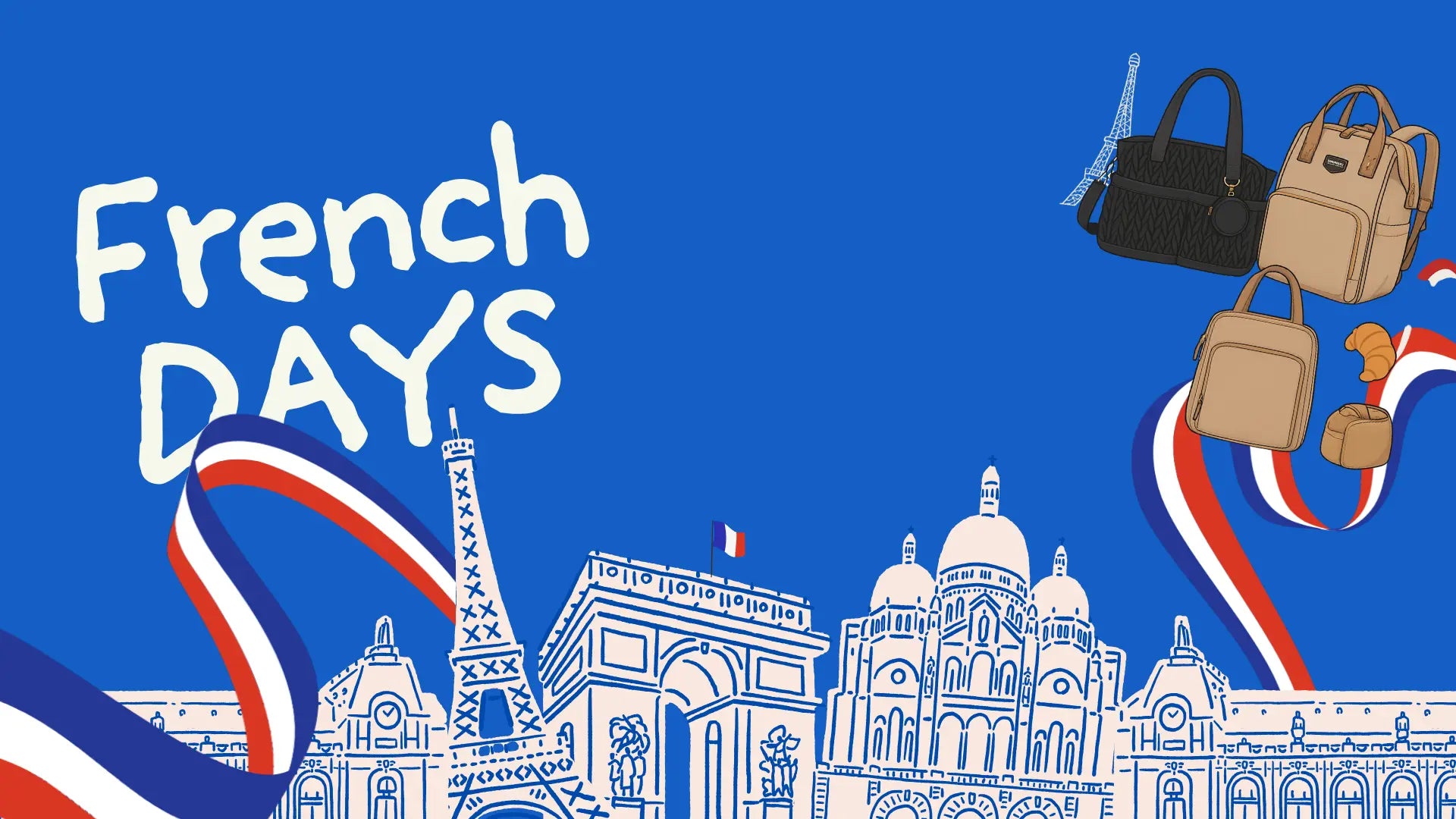 Sacs à langer en promotion jusqu'à -50% pour les French Days 2025.


