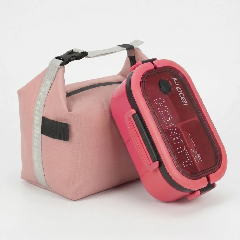 Bento Snack&Go format généreux 1200 ml – bento box compatible micro-ondes (sans couvercle).