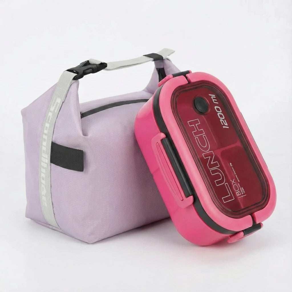 Bento Snack&Go format généreux 1200 ml – bento box compatible micro-ondes (sans couvercle).