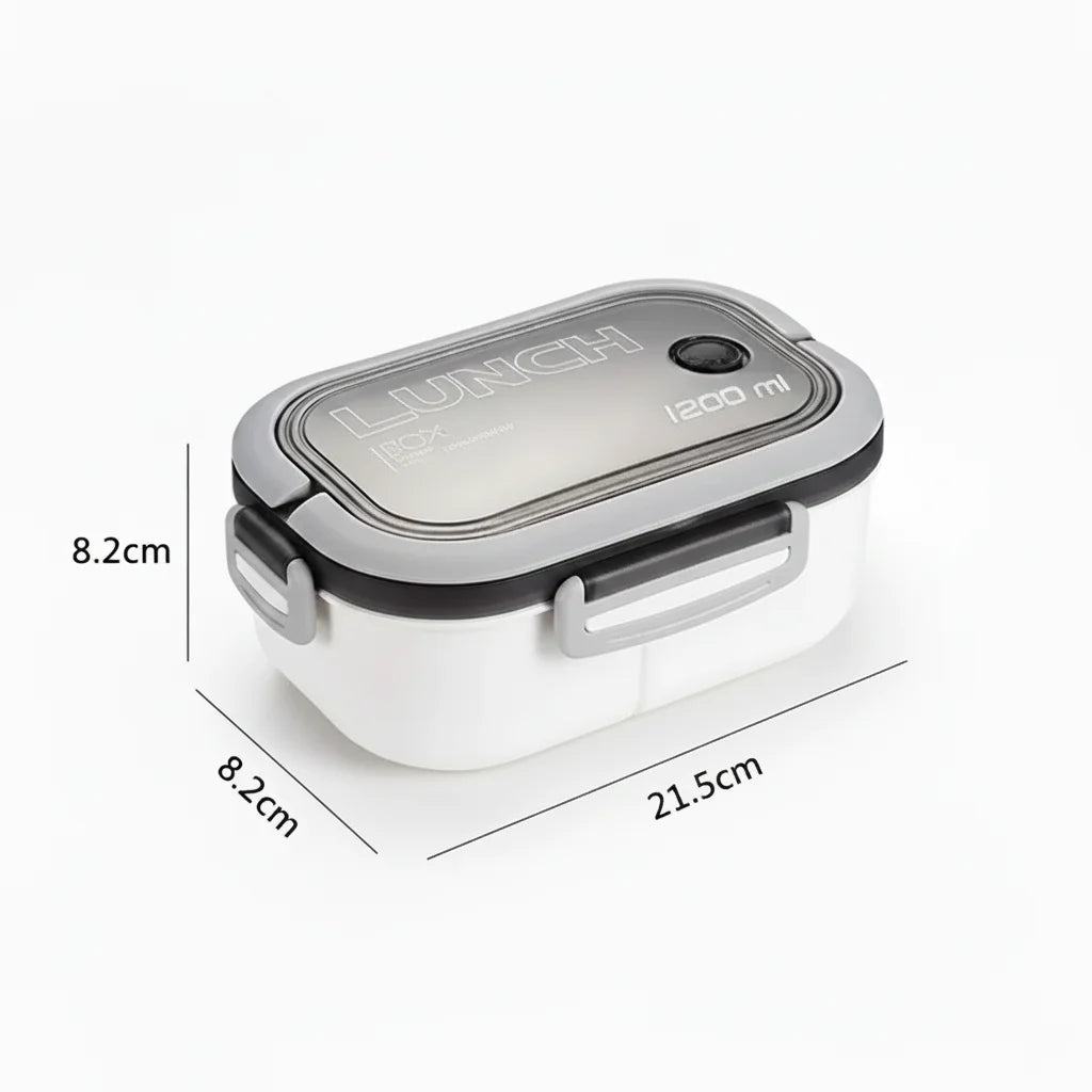 Lunch Box Snack and Go compacte de vingt et un centimètres avec poignée intégrée