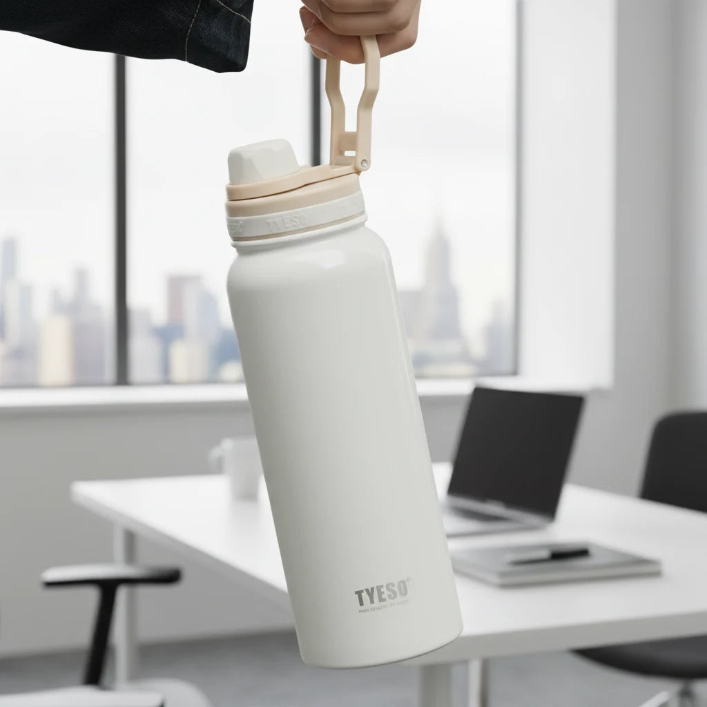 Couvercle anti fuite de la gourde PureVibe avec poignée rabattable