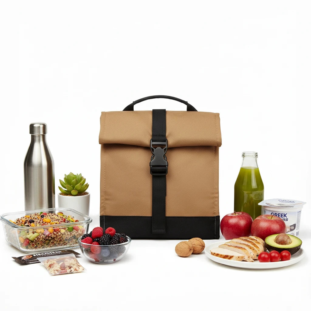 Sac repas fermeture enroulable ajustable adulte