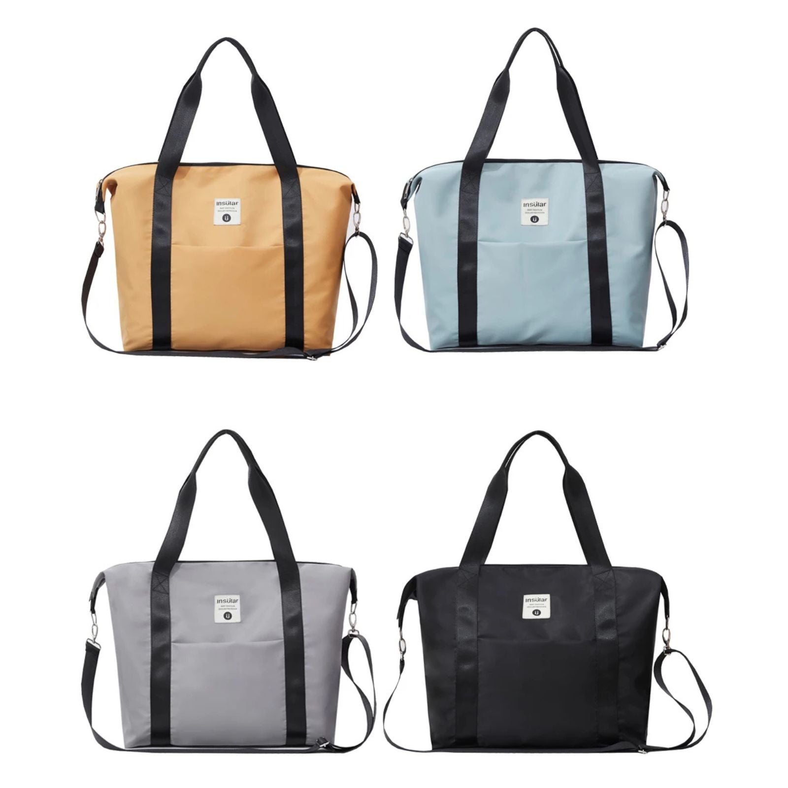 Vue de dos du sac à langer Milo avec ses sangles réglables

