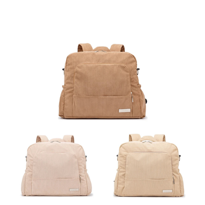 Corduroy Diaper Backpack