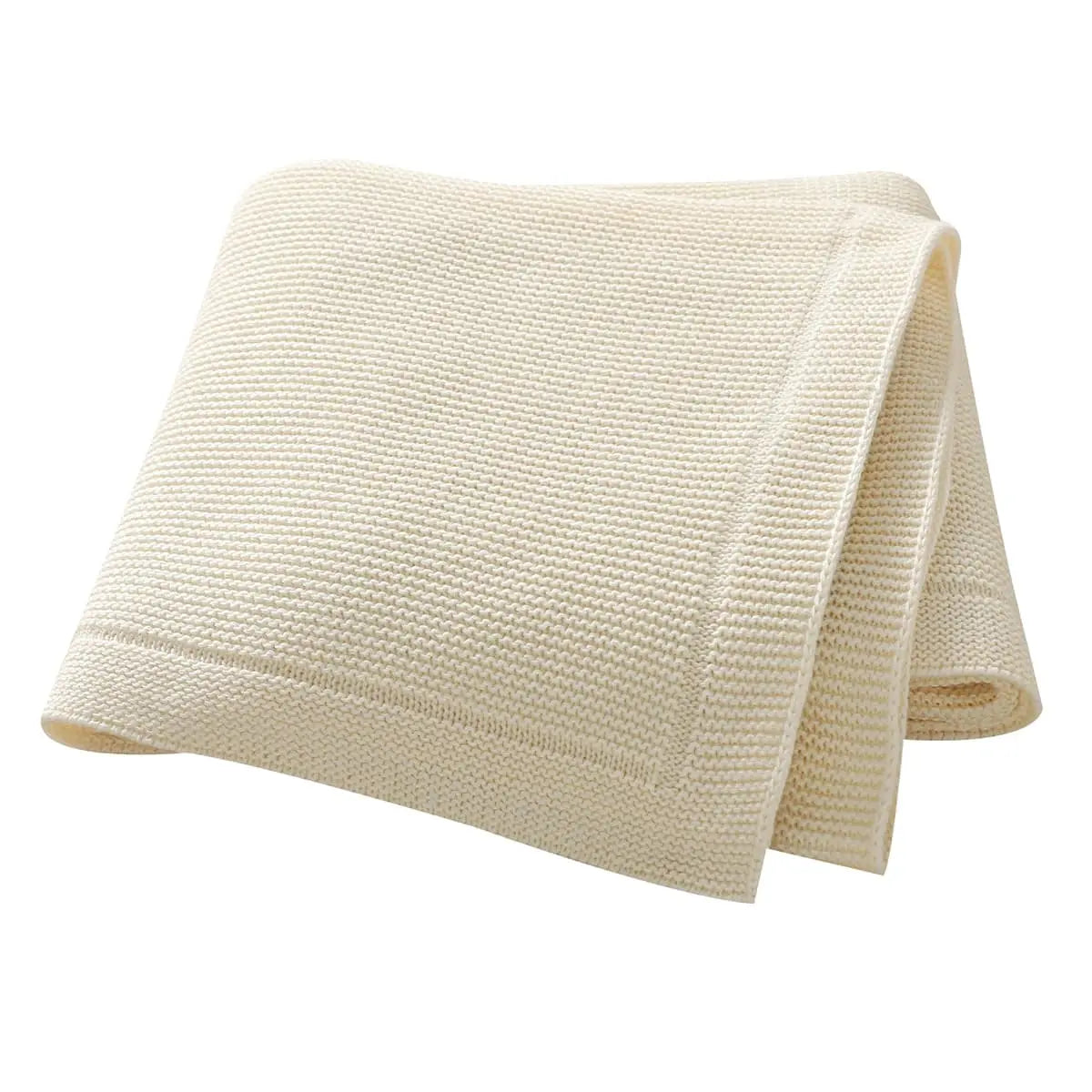 Couverture tricotée bébé chaude et respirante pour nuits confortables