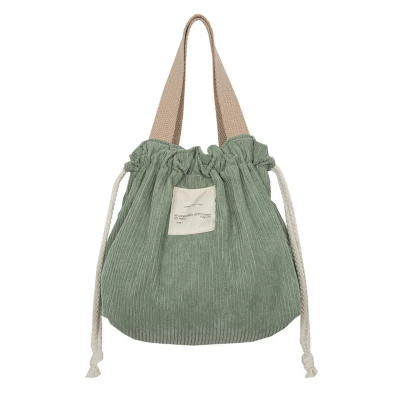 Sac à bandoulière réglable en polyester, 20x19x14 cm, léger (0,14kg), facile à nettoyer avec un chiffon microfibre humide vert