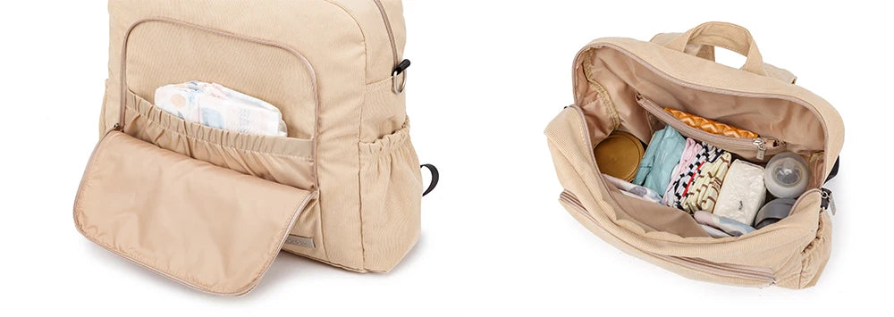 Corduroy Diaper Backpack