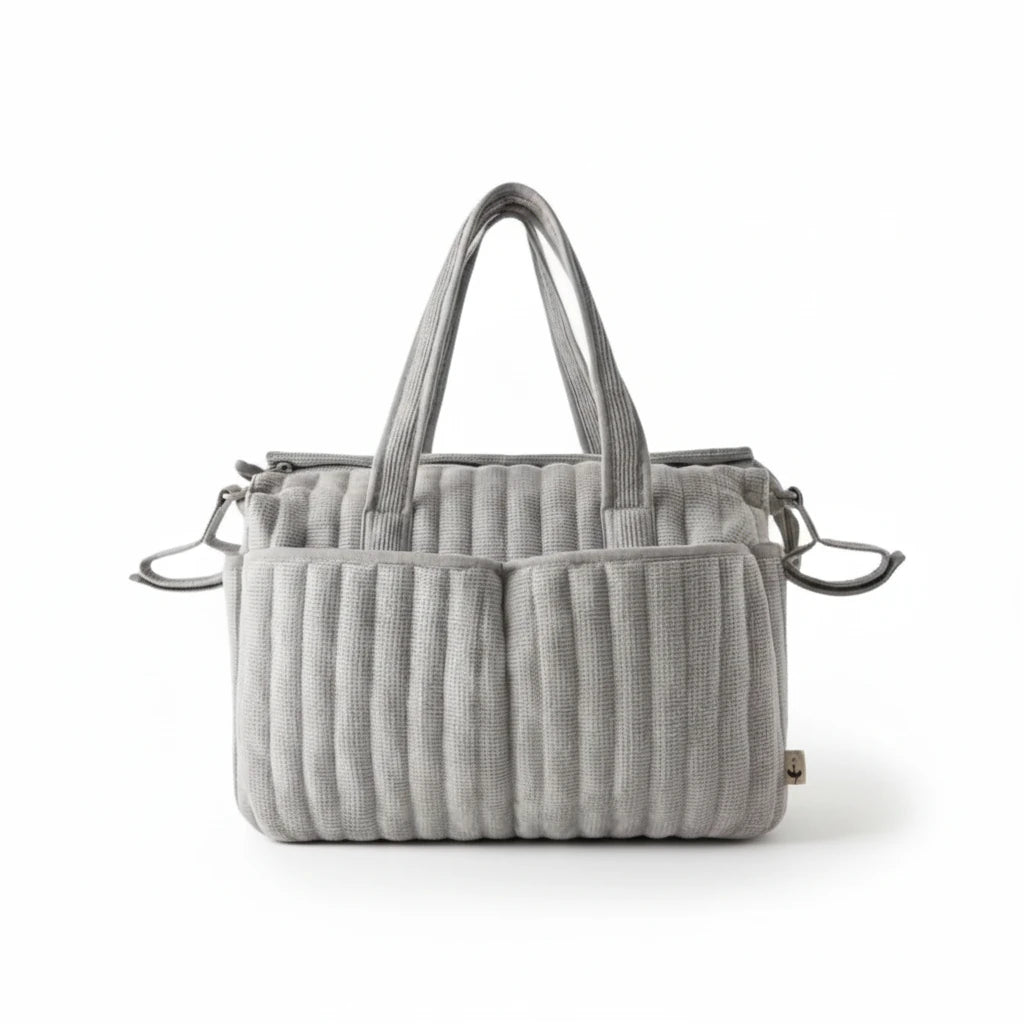 Grand sac à langer avec 5 poches fonctionnelles