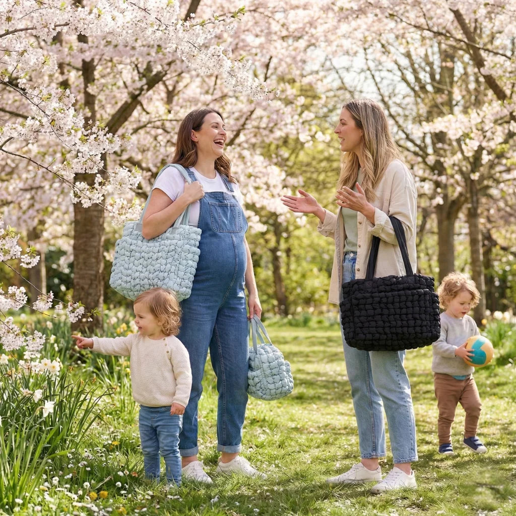 Sac à langer design moderne effet nuage pour poussette - Goodnvibes.