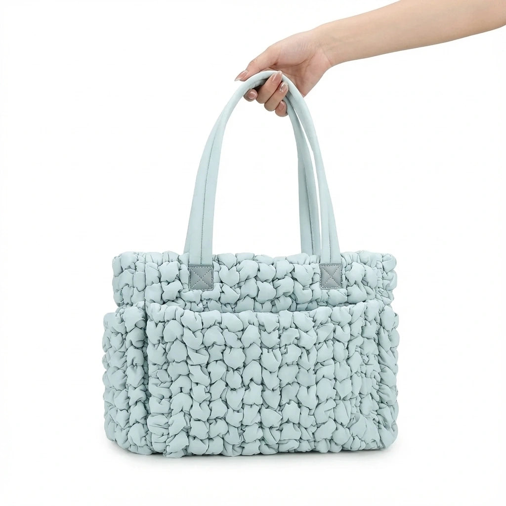 Mommy bag Milky léger et spacieux avec poches de rangement et finitions élégantes