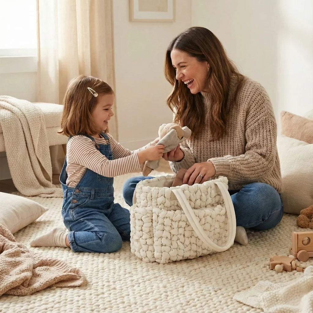 Sac à langer Milky chic et fonctionnel pour organisation sans compromis