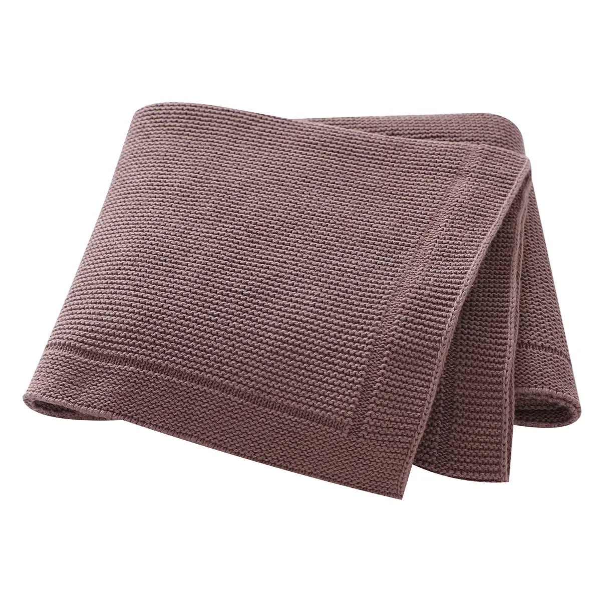 Couverture tricotée bébé confortable et respirante pour toutes saisons