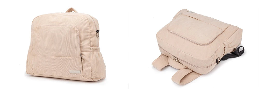 Corduroy Diaper Backpack