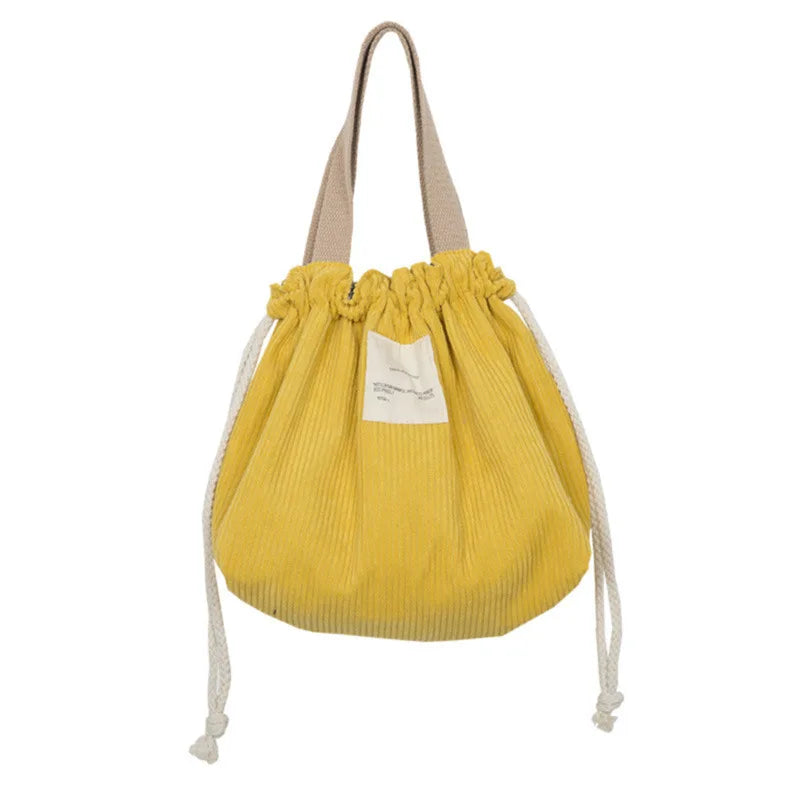 Sac à bandoulière réglable en polyester, 20x19x14 cm, léger (0,14kg), facile à nettoyer avec un chiffon microfibre humide jaune