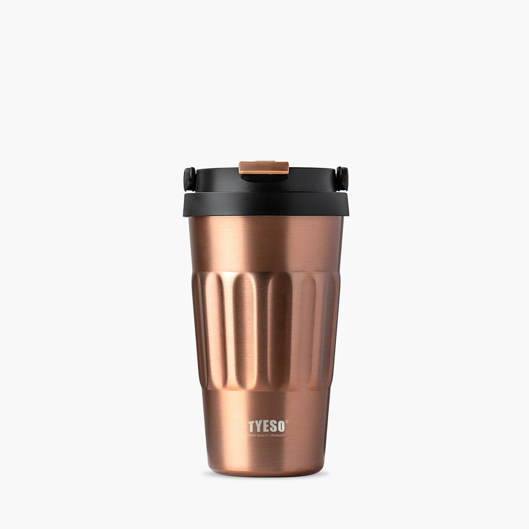Tasse en acier inoxydable 304, capacité 400ml ou 500ml, avec couvercle en PP, ABS et silicone. Conserve la chaleur ou la fraîcheur pendant 6 à 12 heures or