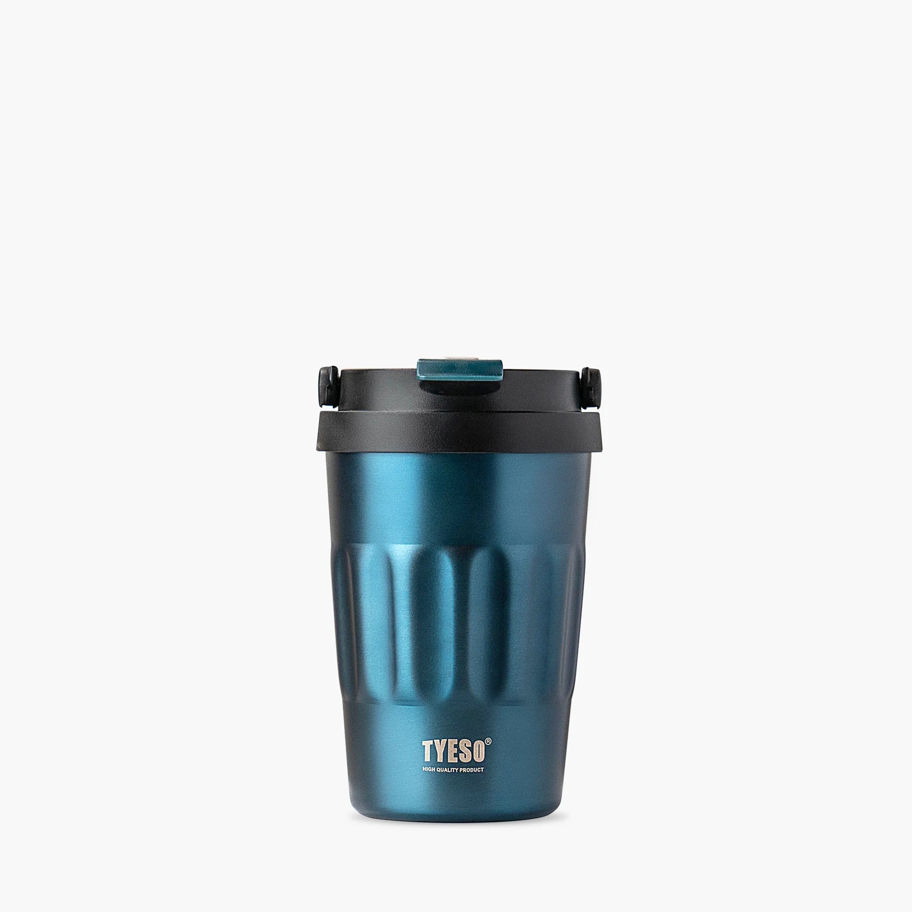 Tasse en acier inoxydable 304, capacité 400ml ou 500ml, avec couvercle en PP, ABS et silicone. Conserve la chaleur ou la fraîcheur pendant 6 à 12 heures bleu