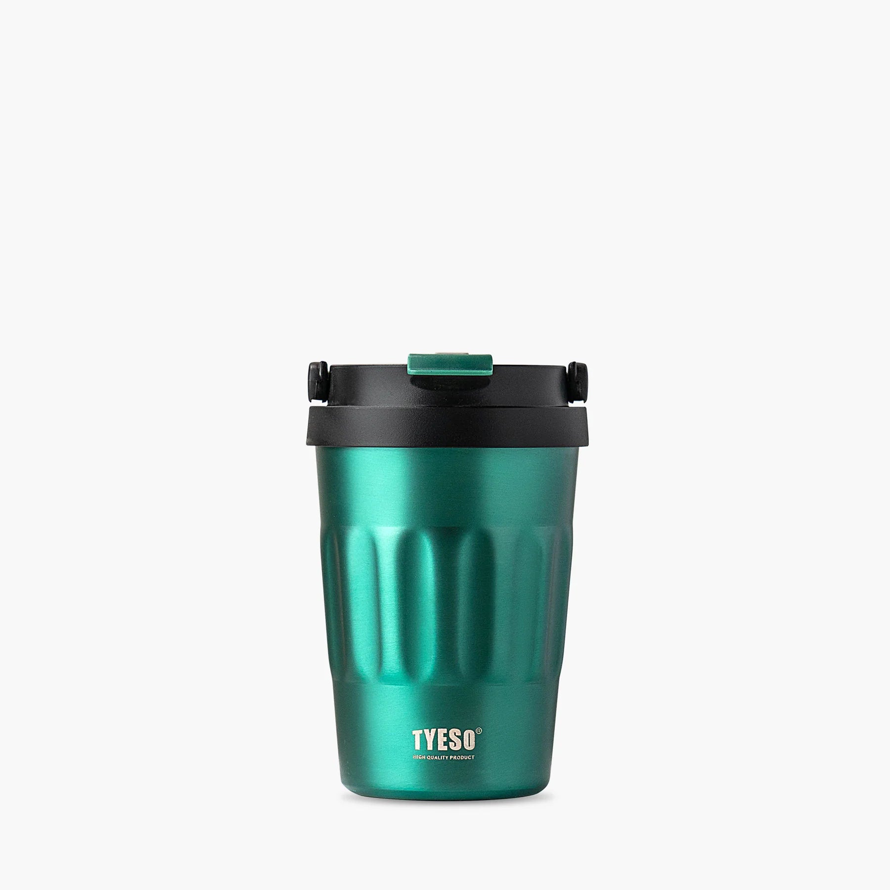 Tasse en acier inoxydable 304, capacité 400ml ou 500ml, avec couvercle en PP, ABS et silicone. Conserve la chaleur ou la fraîcheur pendant 6 à 12 heures vert